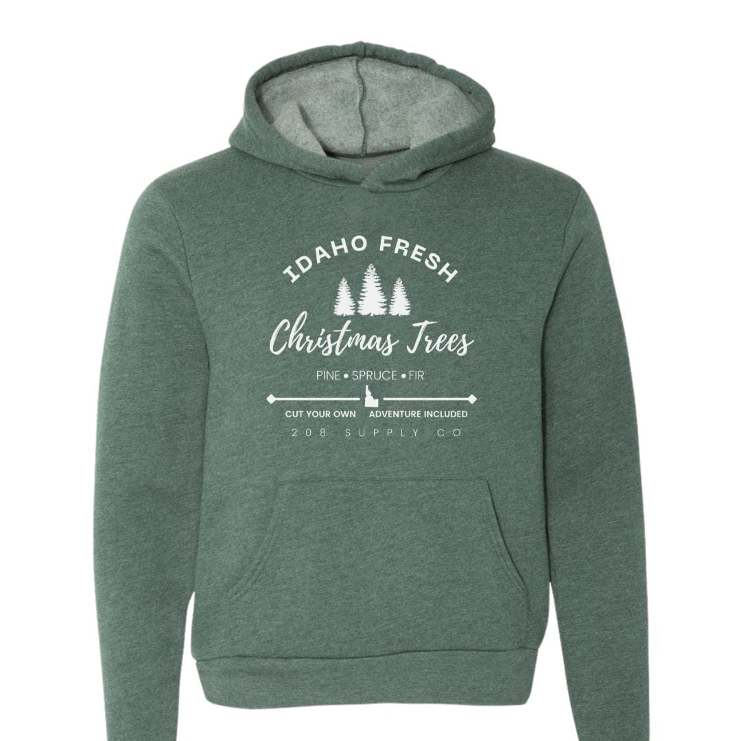 208 Supply Co crewneck sweatshirt Small / Heather Forest / Hoodie Idaho Fresh Unisex Crewneck Sweatshirt or Hoodie