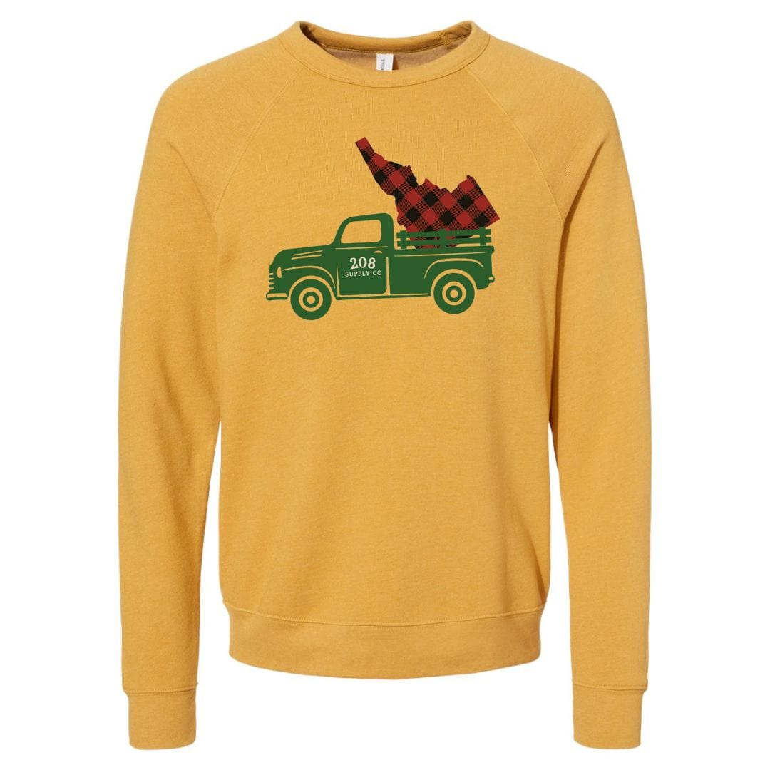 208 Supply Co crewneck sweatshirt Idahome For The Holidays Unisex Crewneck Sweatshirt or Hoodie