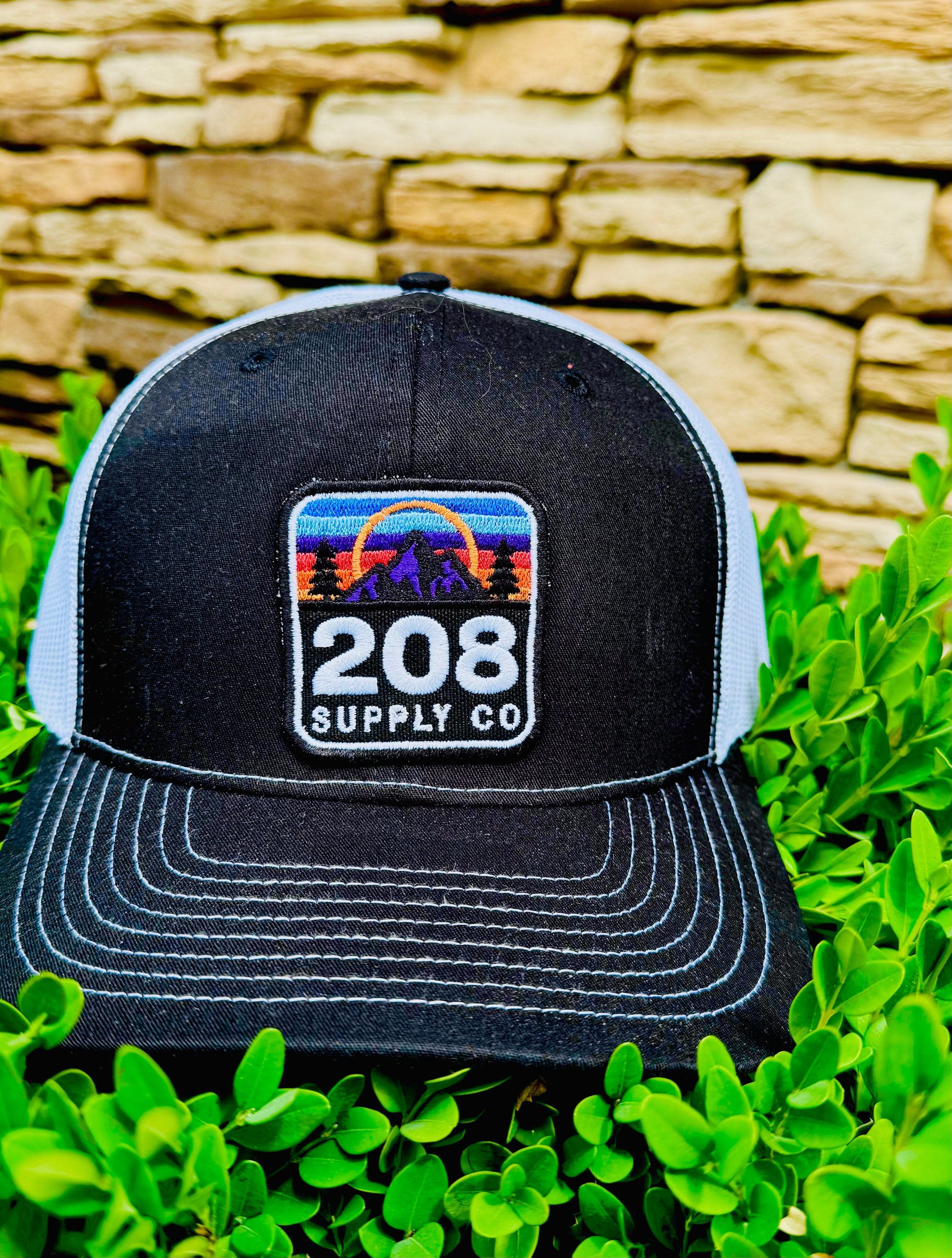 208 Supply Co Hat Black/White 208 Supply Co Patch Hat