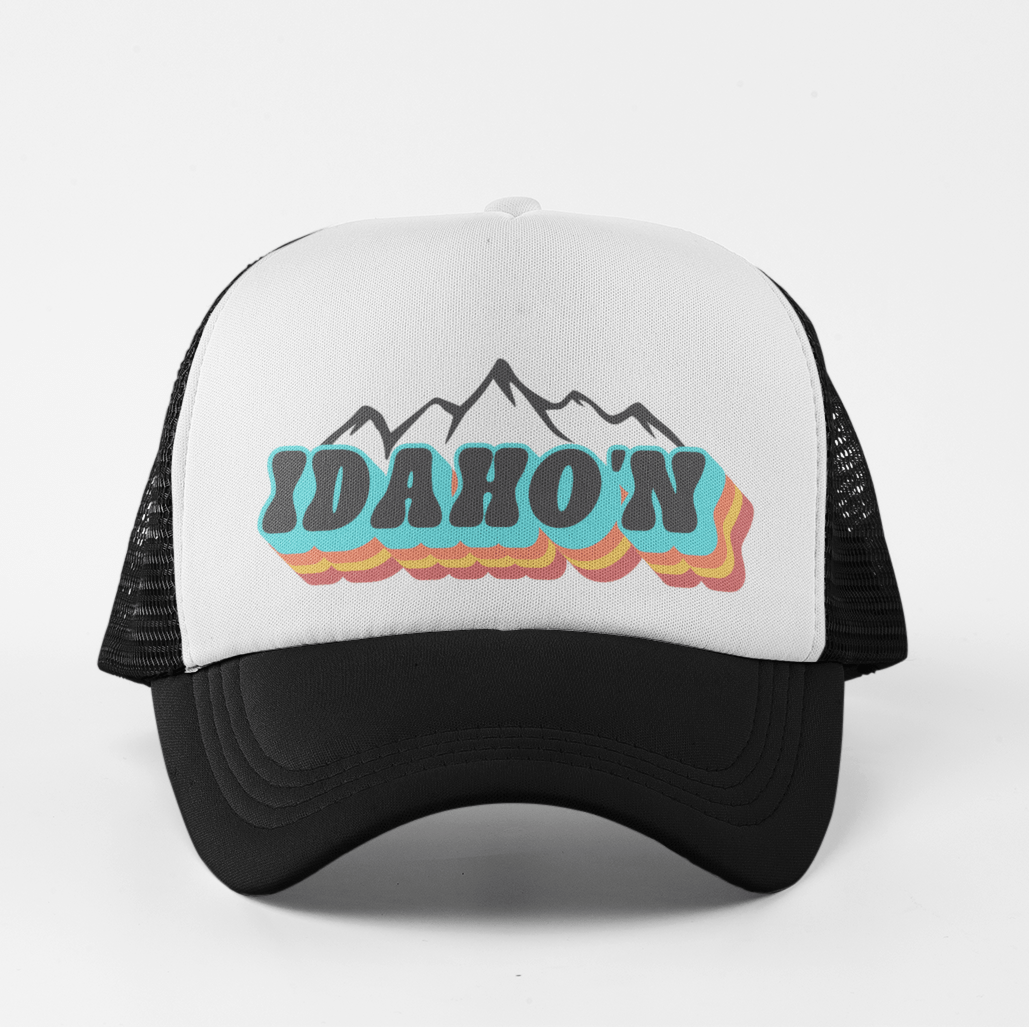 208 Supply Co Hat Black/White Idaho'n Foam Trucker Hat