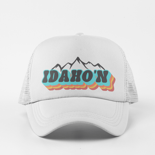 208 Supply Co Hat White/White Idaho'n Foam Trucker Hat