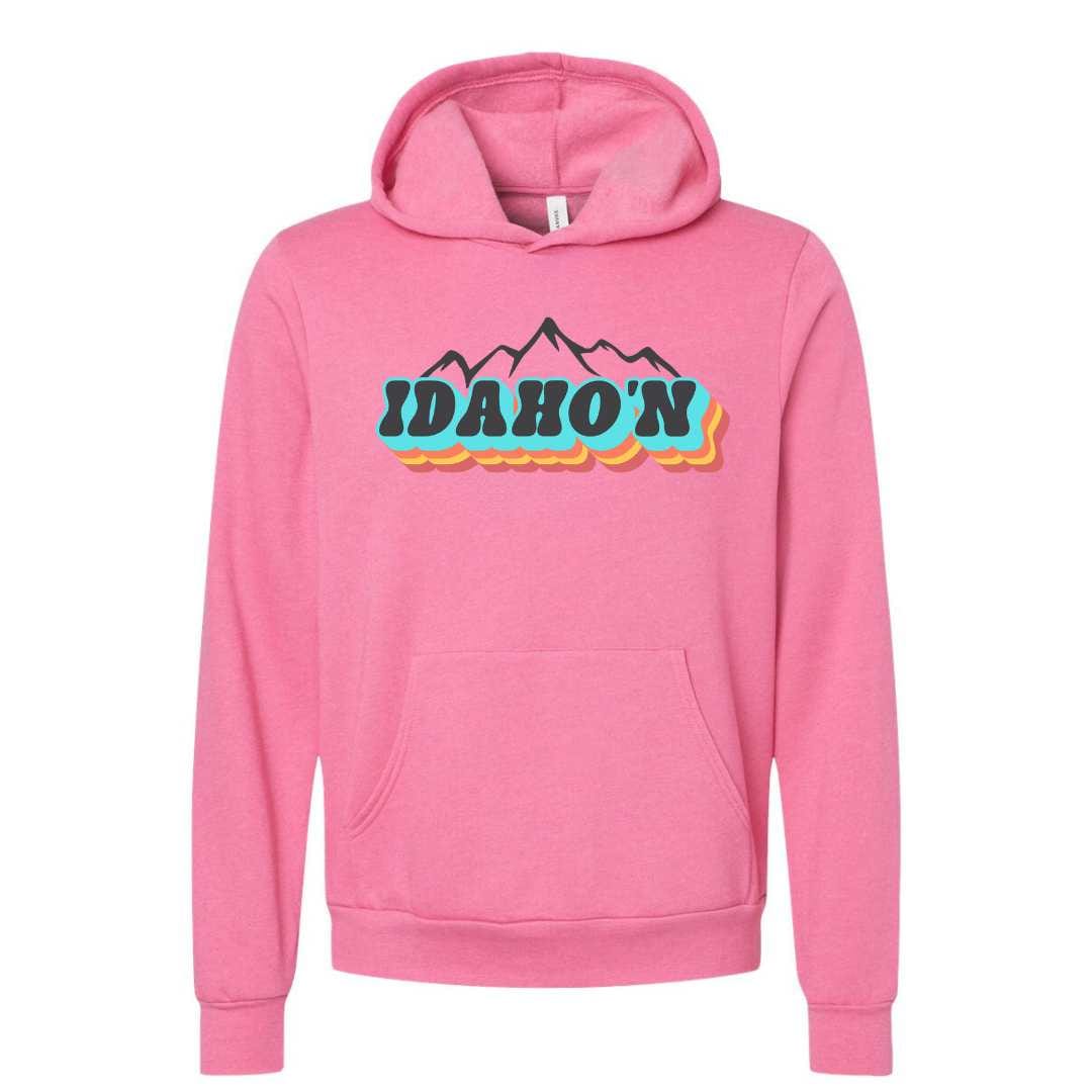 208 Supply Co Hoodie Small / Heather Charity Pink Idaho'n Unisex Midweight Hoodie