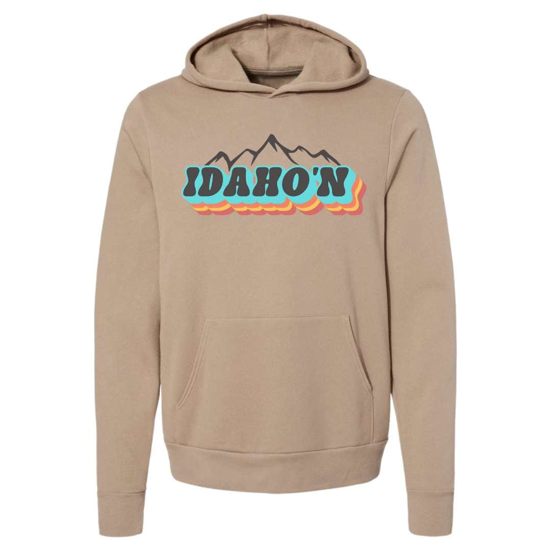 208 Supply Co Hoodie Small / Tan Idaho'n Unisex Midweight Hoodie