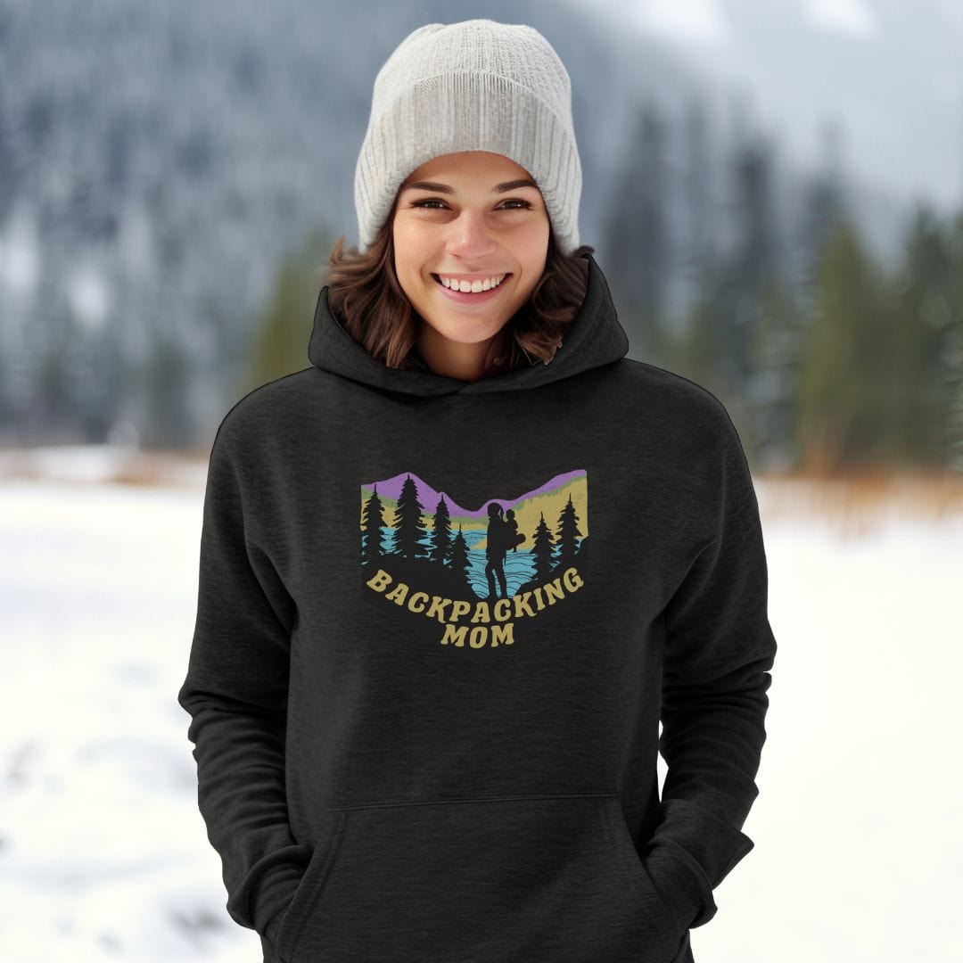 208 Supply Co Hoodies Backpacking Mom Unisex Midweight Hoodie