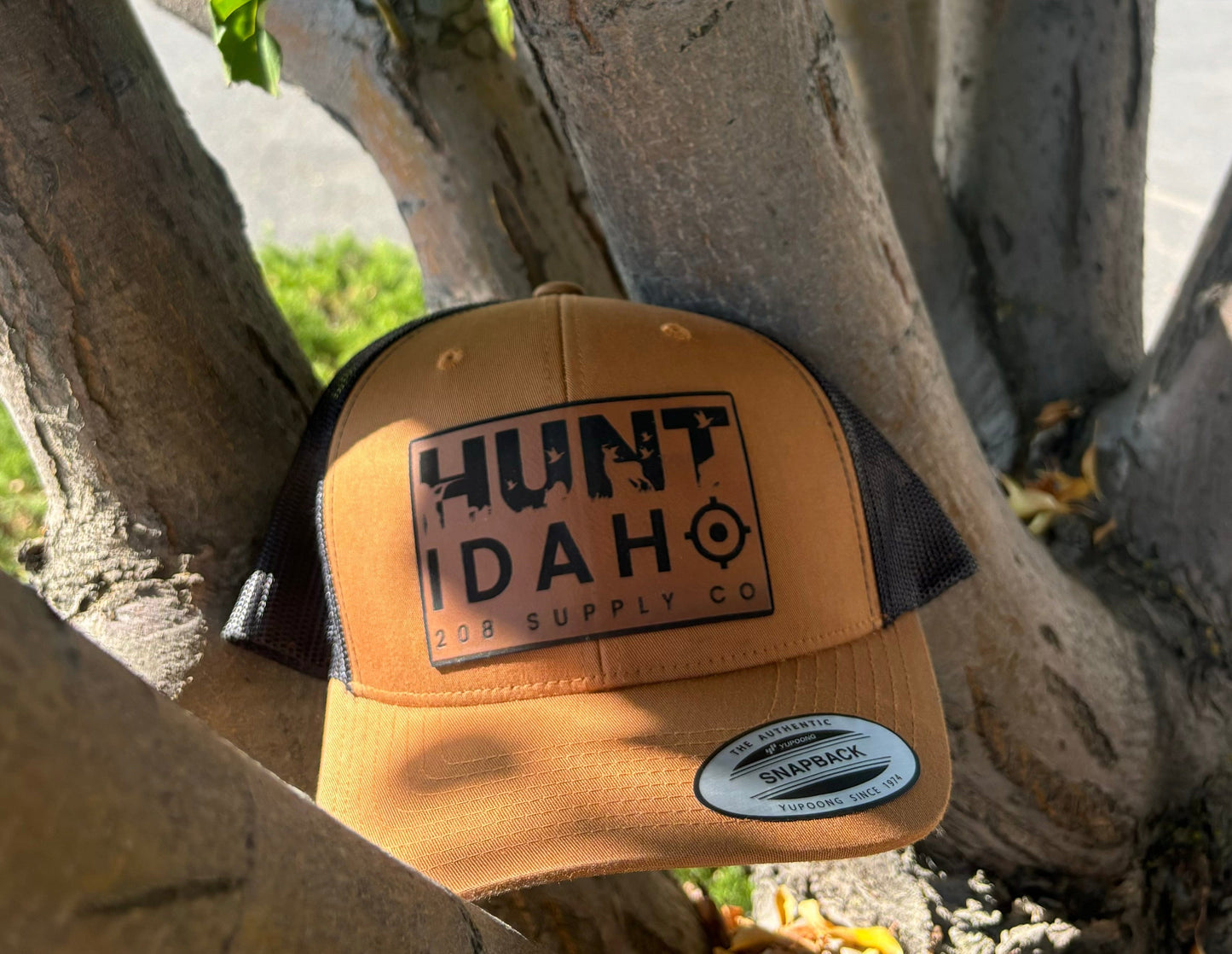 208 Supply Co Hunt Idaho Leather Patch