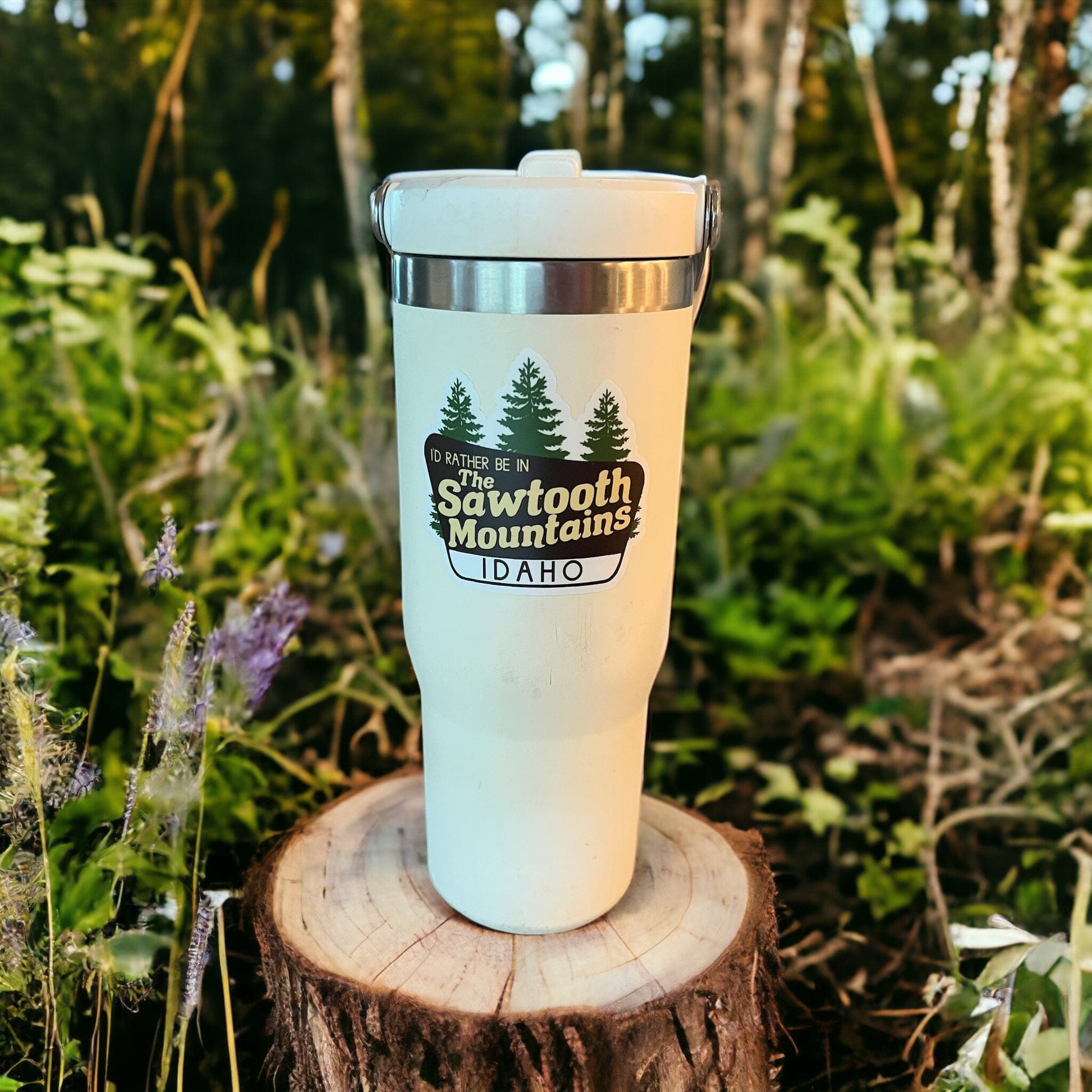 208 Supply Co I’d Rather Be In The Sawtooths Sticker