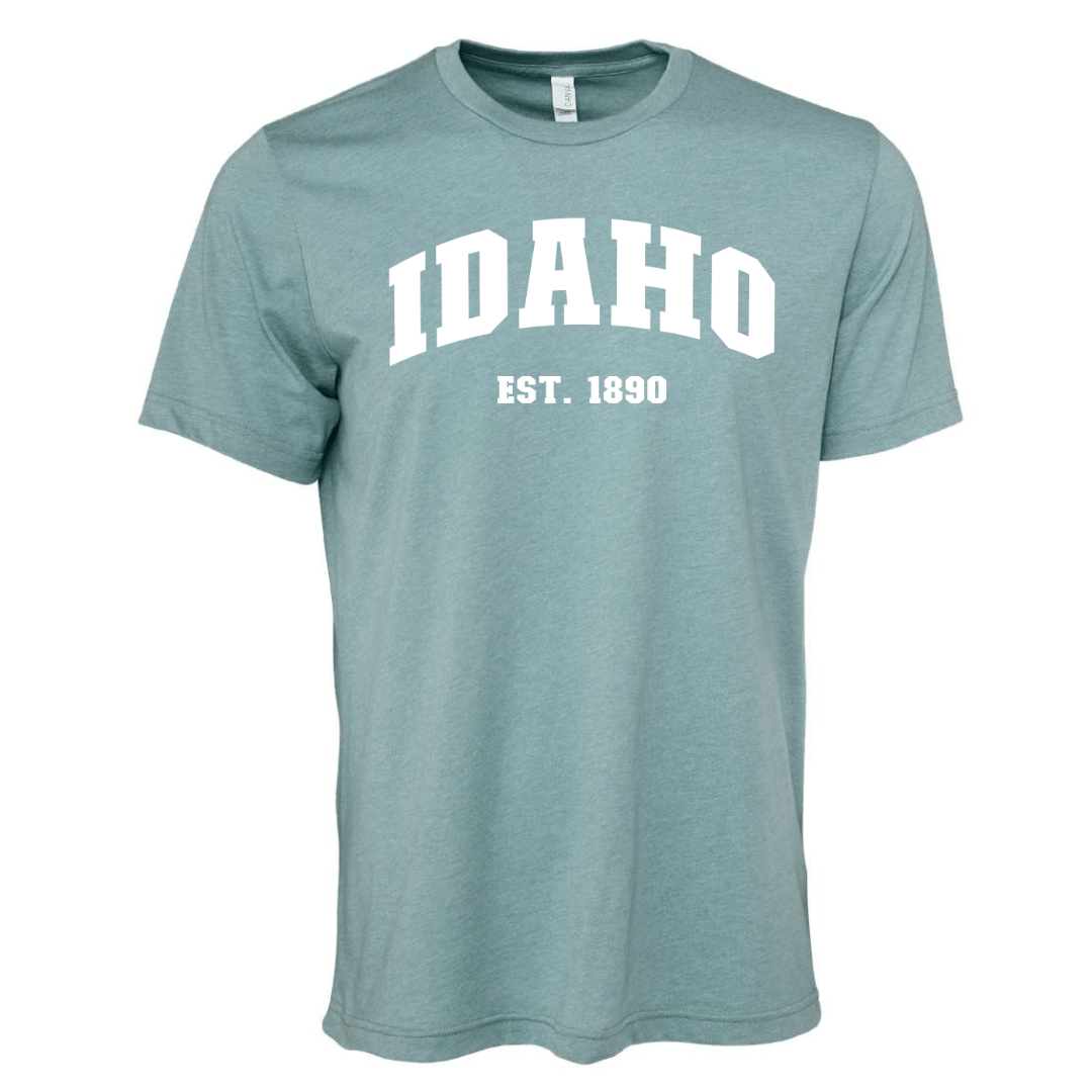 208 Supply Co T-shirt Small / Heather Blue Lagoon Home State Unisex Tee