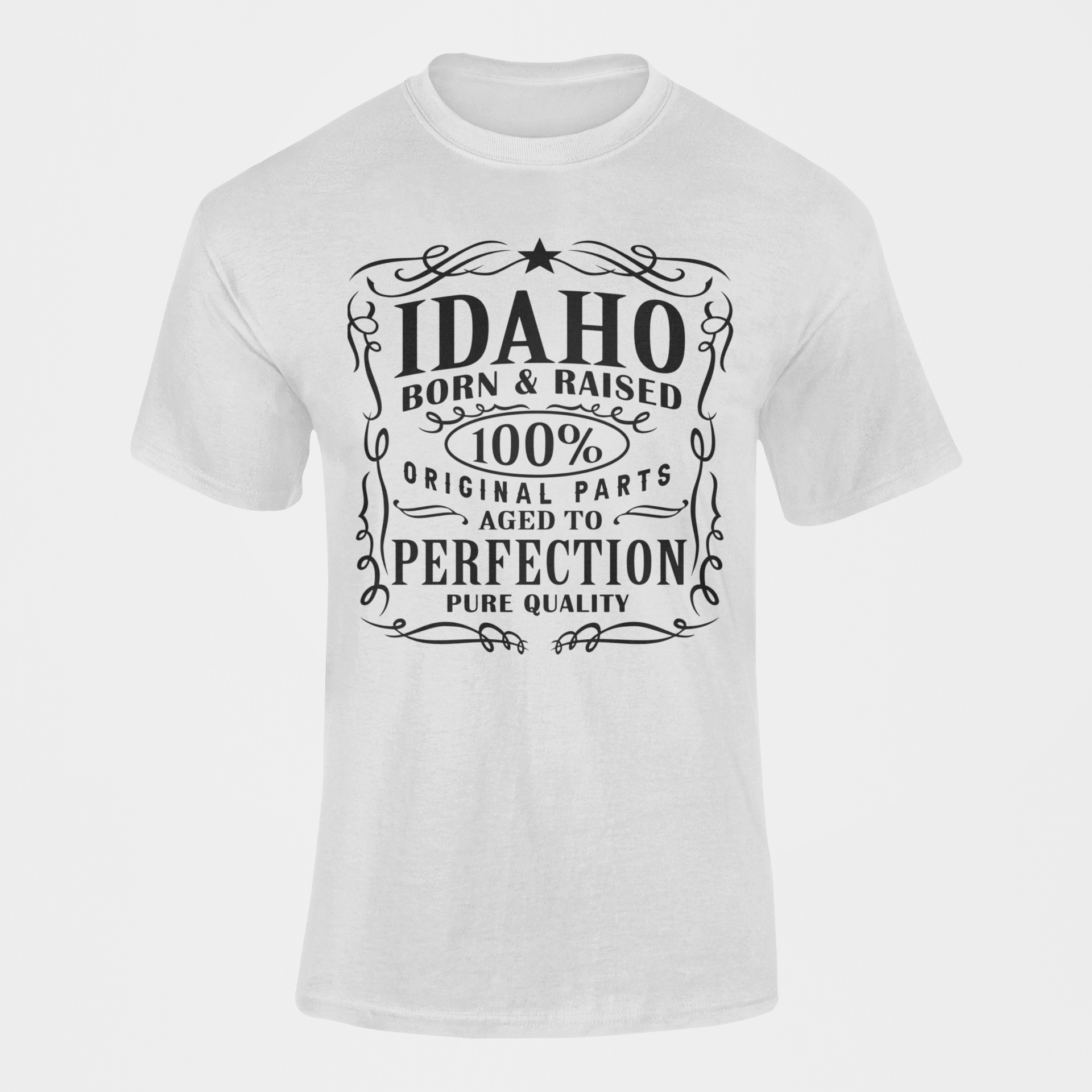 208 Supply Co T-shirt Idaho- Aged to perfection