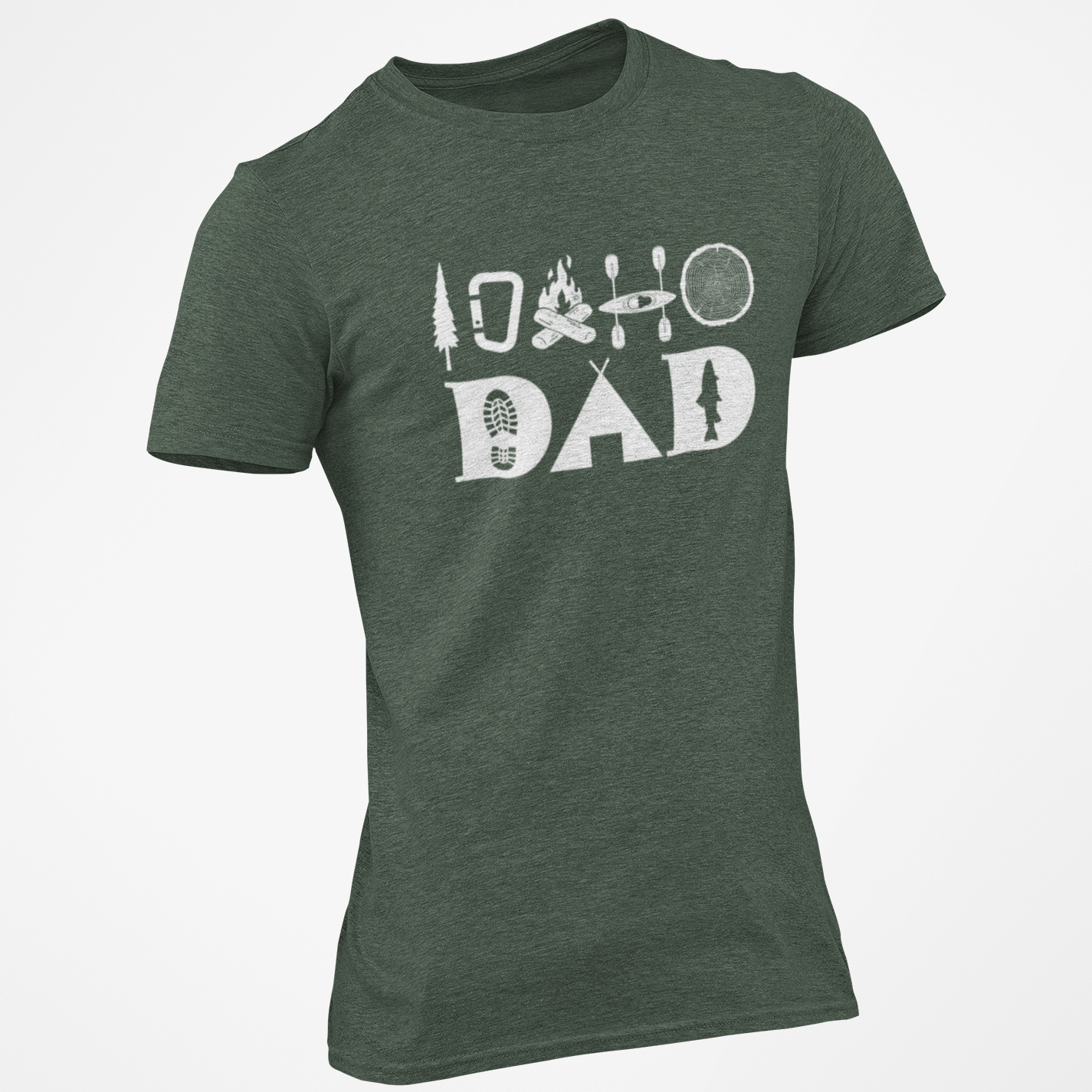 208 Supply Co T-shirt Small / Heather Forest Idaho Dad Unisex Tee