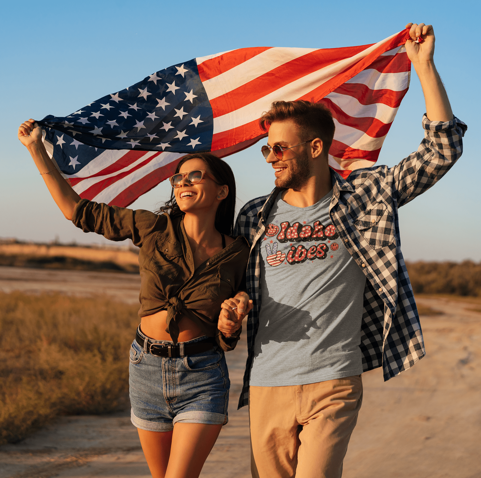 208 Supply Co T-shirt Idaho Freedom Vibes Unisex Tee Or Tank Top