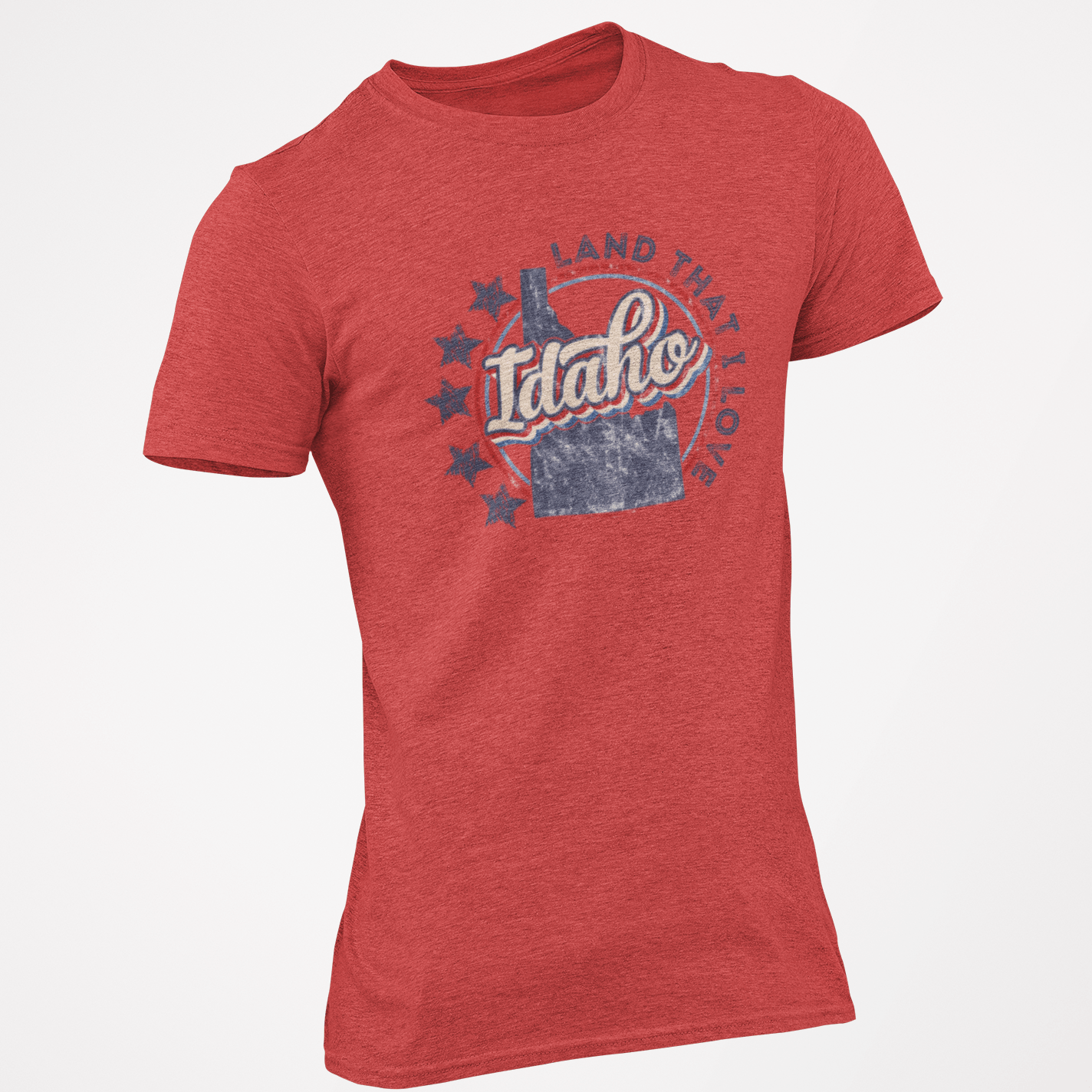 208 Supply Co T-shirt Small / Heather Red Land That I Love Unisex Tee