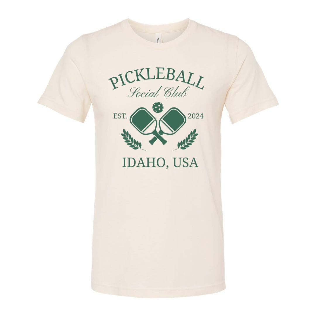 208 Supply Co T-Shirt Heather Dust / S Pickleball Idaho Social Club Unisex Tee