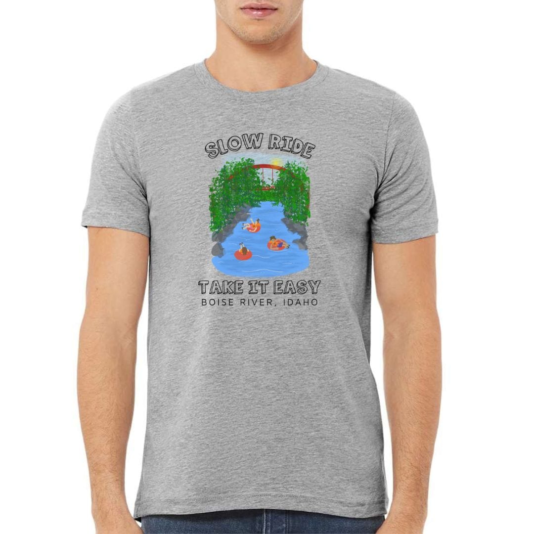 208 Supply Co T-shirt Slow Ride Boise River Unisex T-Shirt