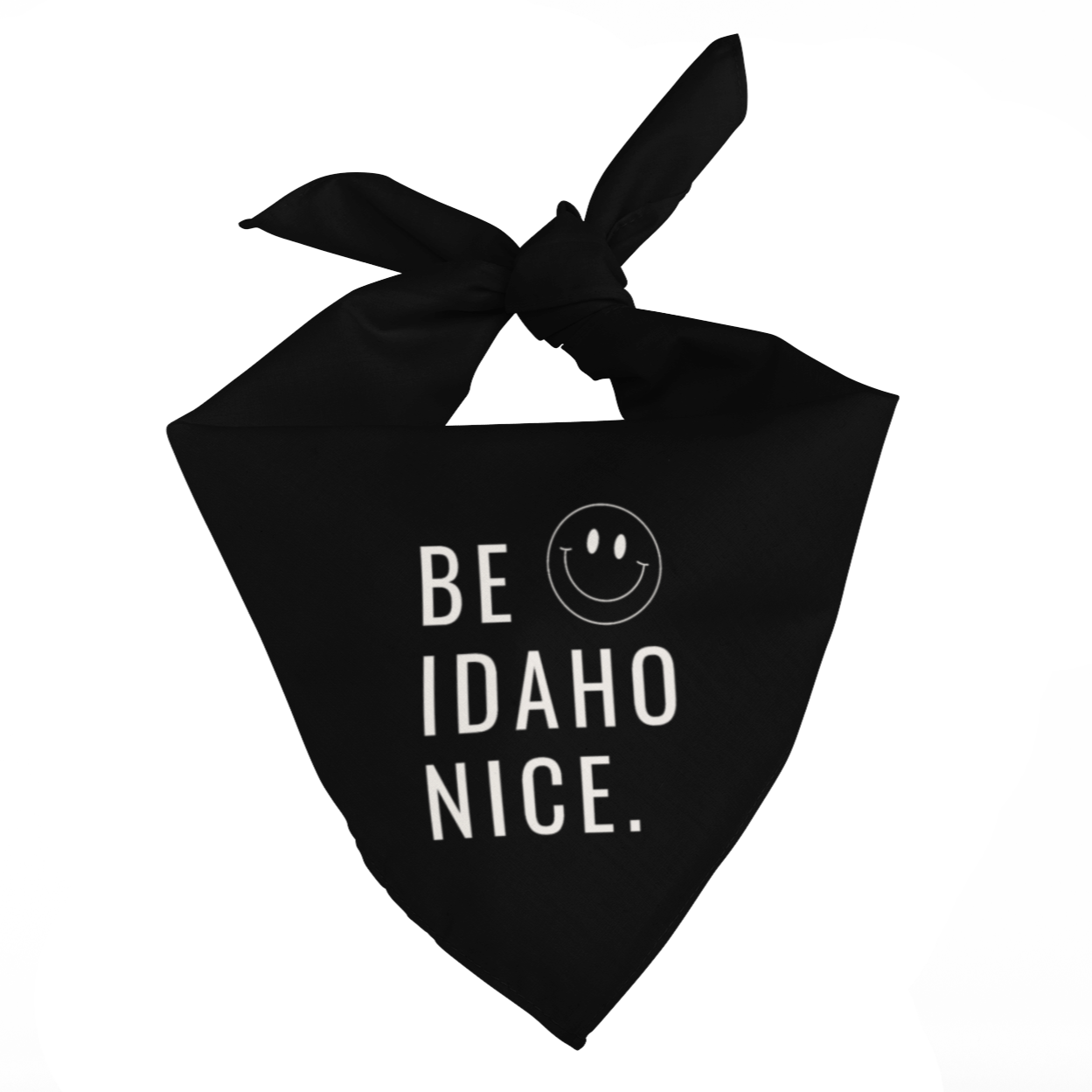 208 Supply Co Black Be Idaho Nice Bandana
