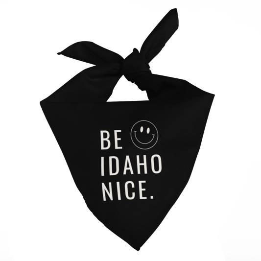 208 Supply Co Black Be Idaho Nice Bandana