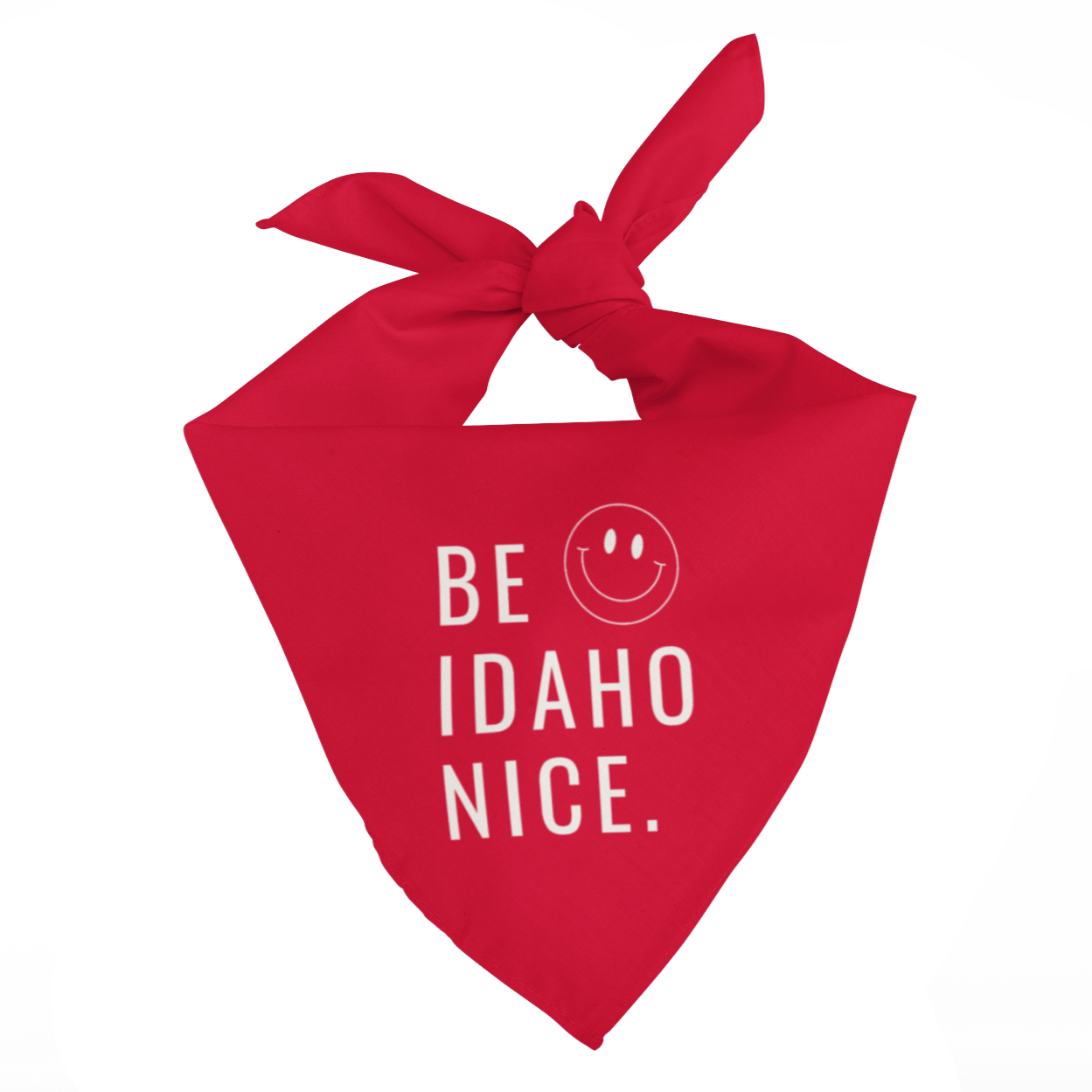 208 Supply Co Red Be Idaho Nice Bandana