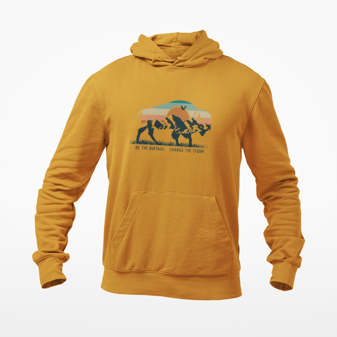 208 Supply Co Be The Buffalo Unisex Youth Midweight Hoodie