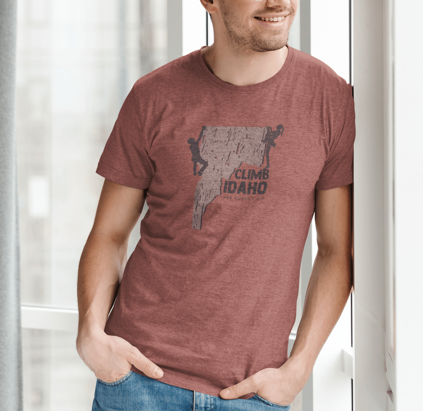 208 Supply Co Climb Idaho Unisex Tee
