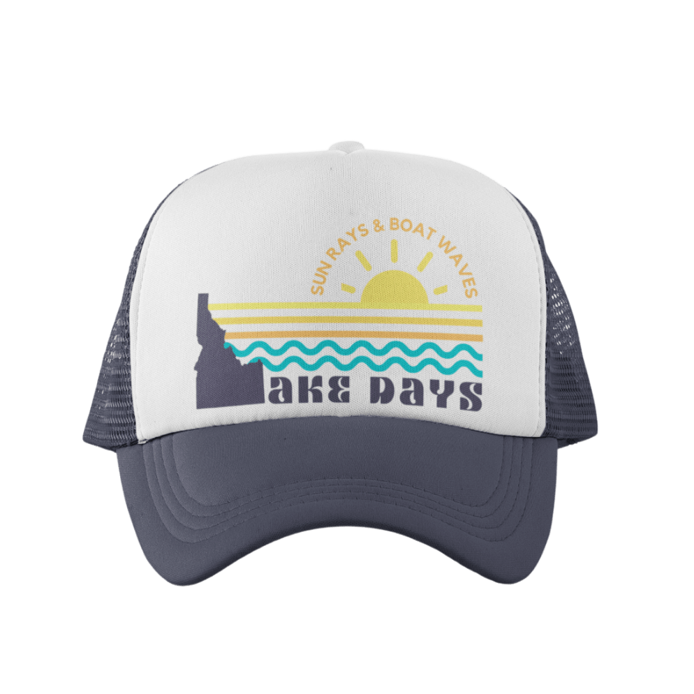 208 Supply Co Hat Idaho Lake Days Foam Ponytail Trucker