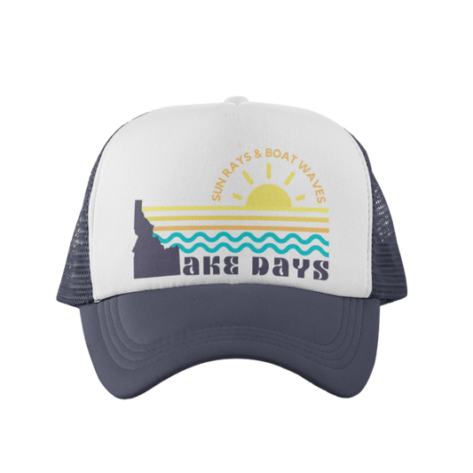 208 Supply Co Hat Idaho Lake Days Foam Ponytail Trucker