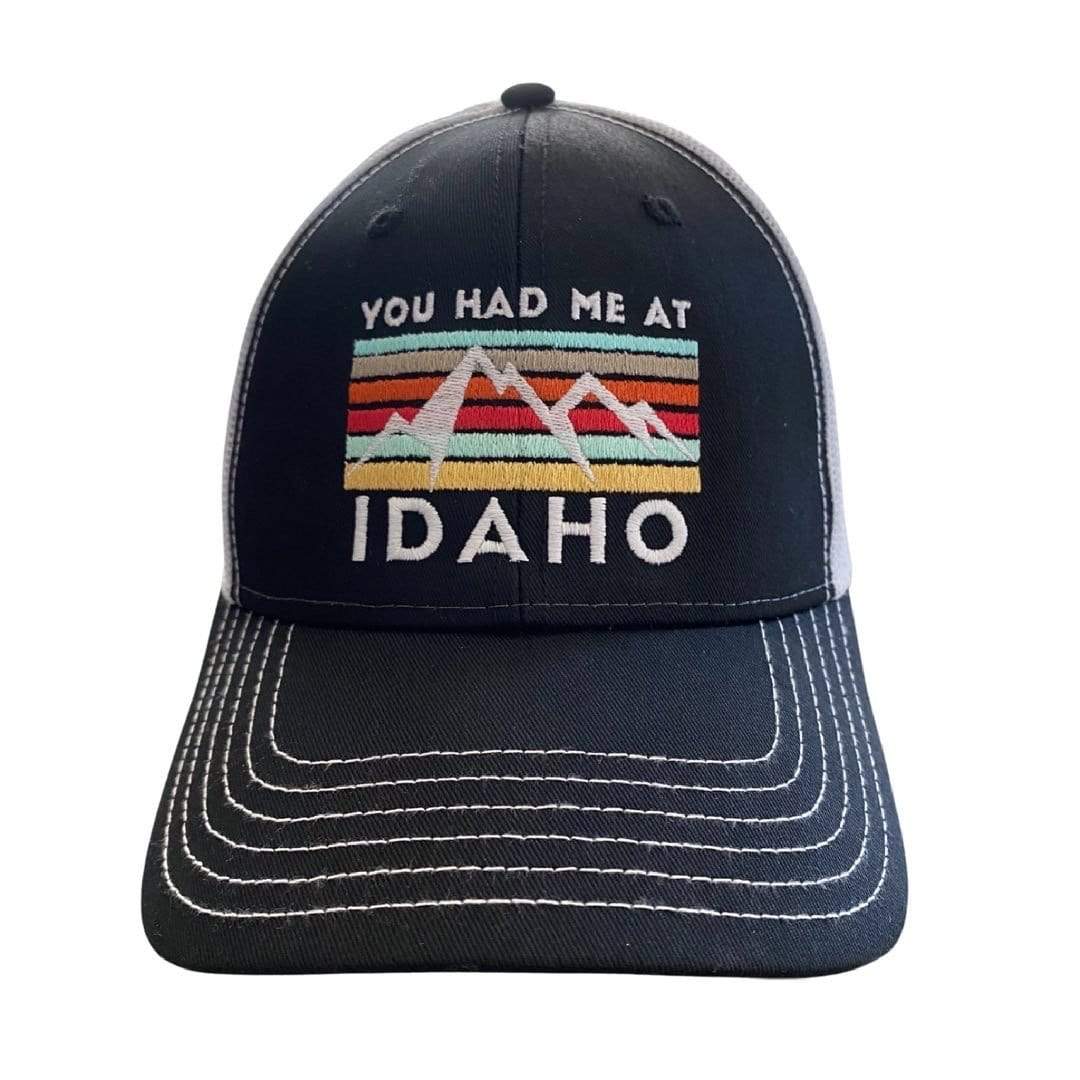 208 Supply Co Hat Black/White You Had Me At Idaho Hat