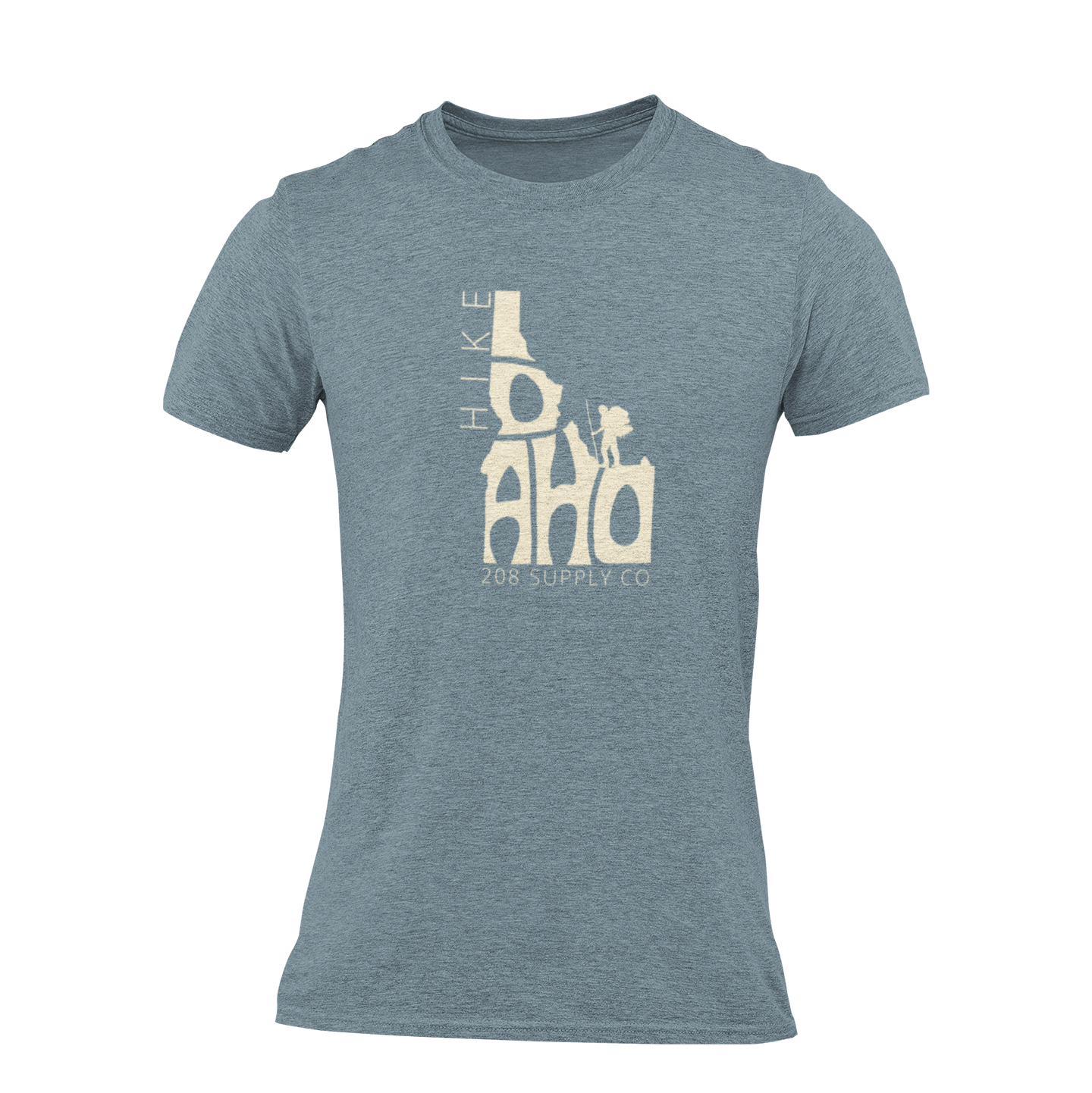 208 Supply Co Small / Heather Slate Hike Idaho Unisex Tee