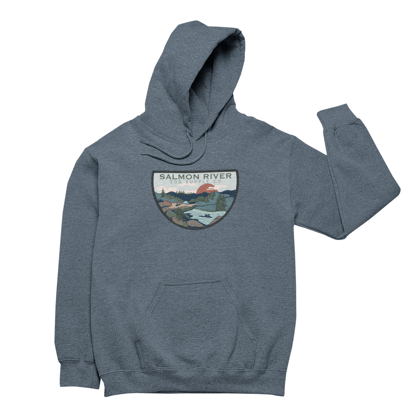 208 Supply Co Hoodies Salmon River Unisex Midweight Hoodie