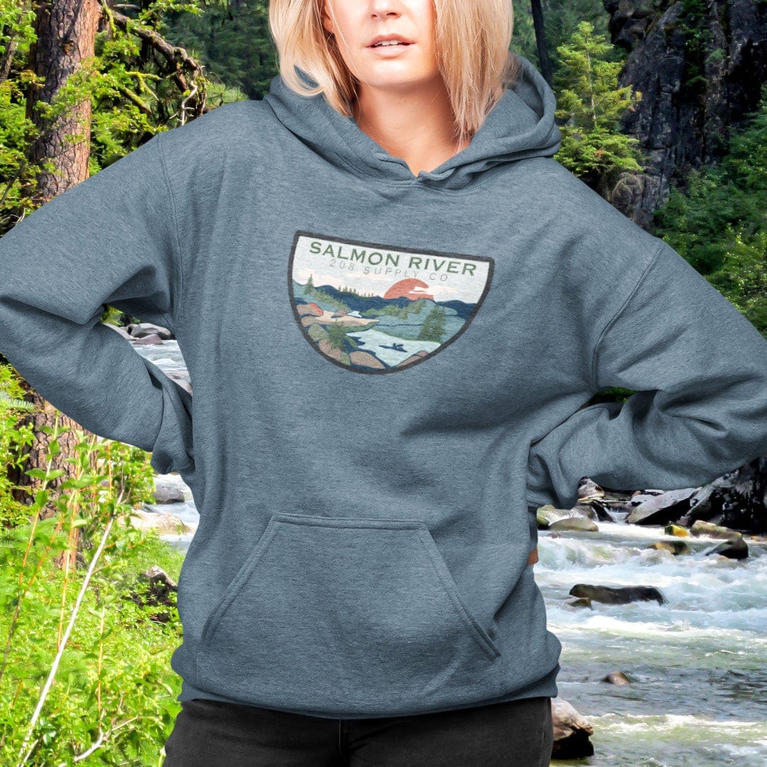 208 Supply Co Hoodies Salmon River Unisex Midweight Hoodie