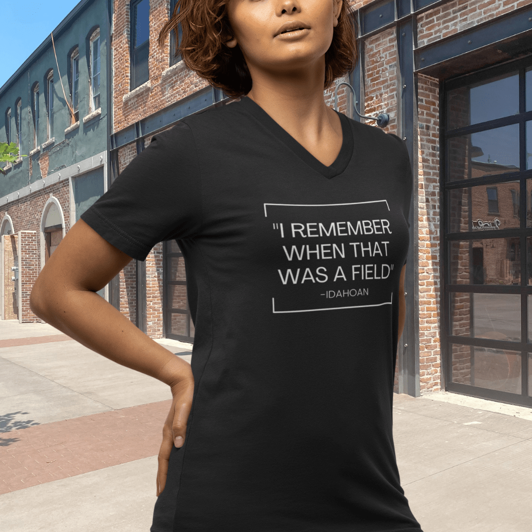 208 Supply Co Small / Black I Remember When Unisex V-Neck Tee