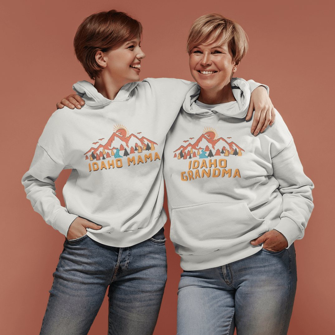 208 Supply Co Idaho Mountain Grandma Unisex Midweight Hoodie