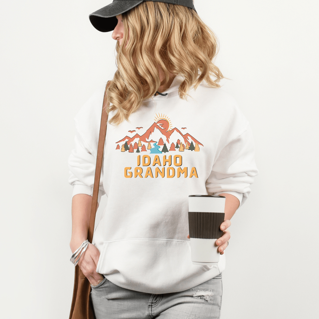 208 Supply Co Idaho Mountain Grandma Unisex Midweight Hoodie