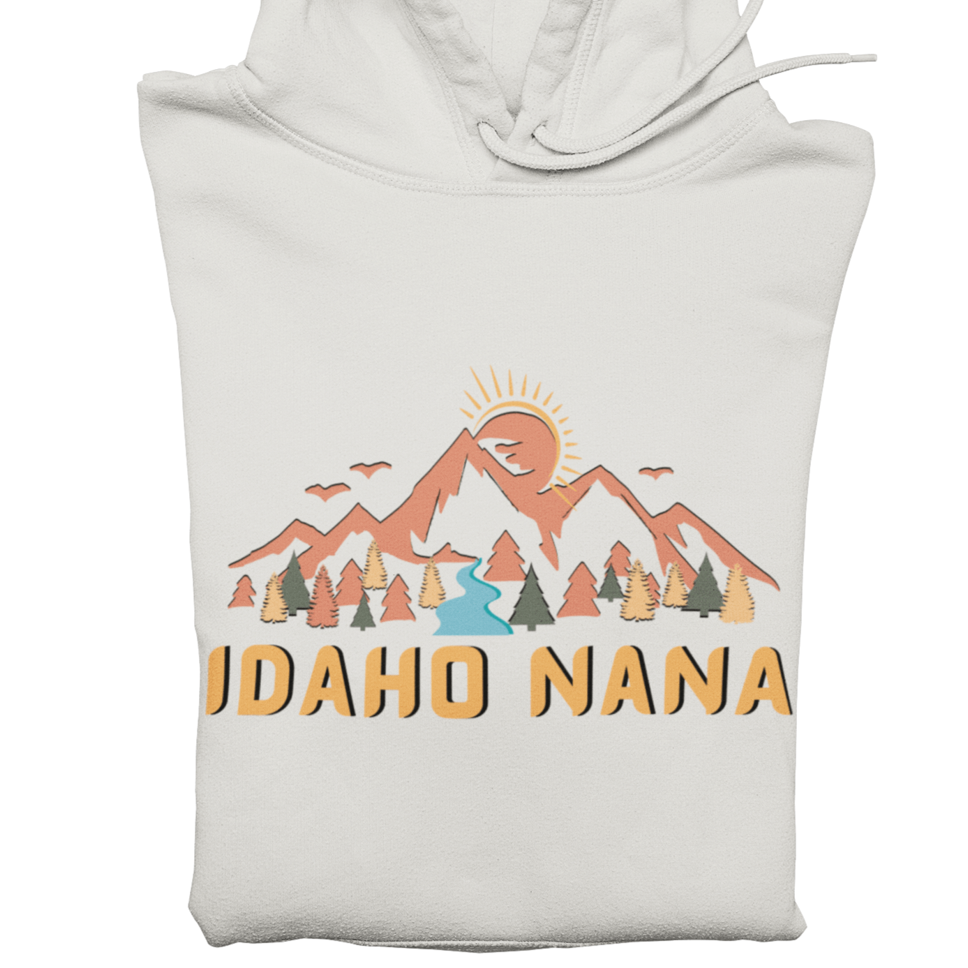 208 Supply Co Idaho Mountain Nana Unisex Midweight Hoodie