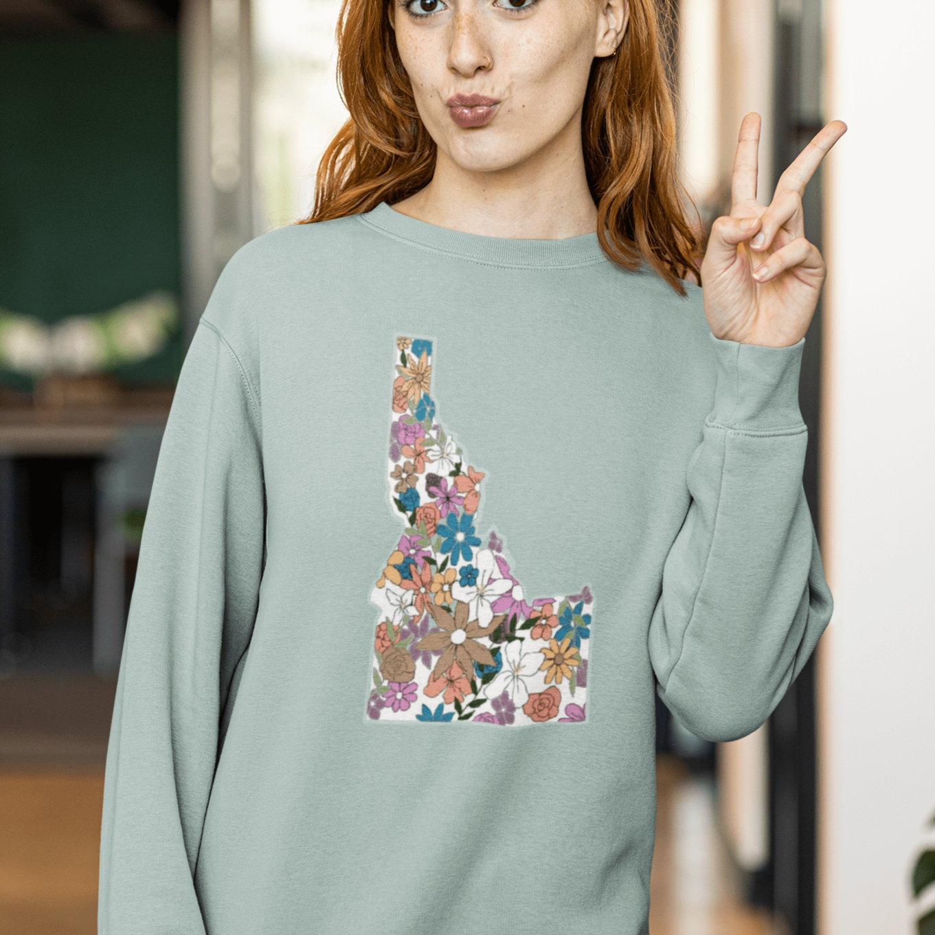 208 Supply Co Idaho Spring Unisex Crewneck Sweatshirt