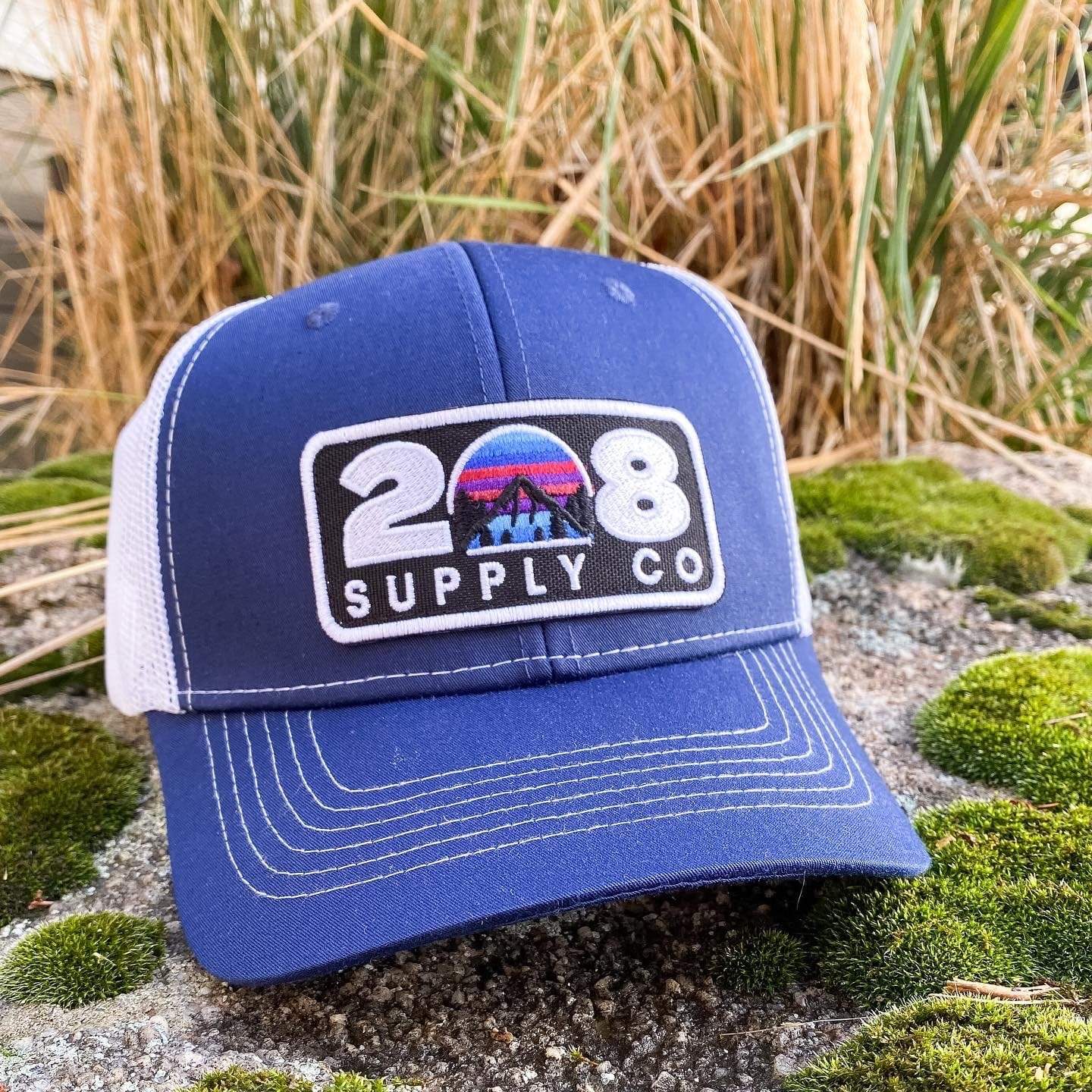 208 Supply Co Navy/White Idaho Sunset Hat
