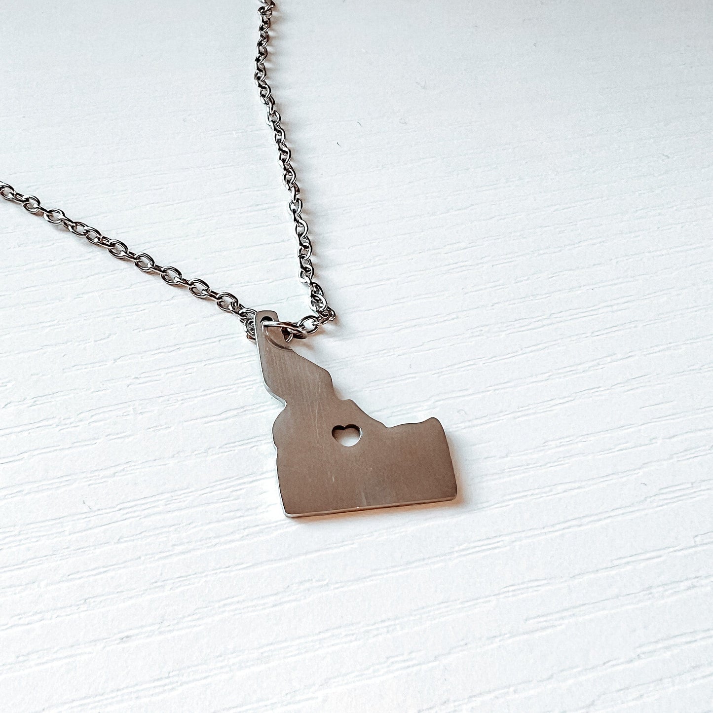208 Supply Co Jewelry Stainless Steel Idaho Necklace
