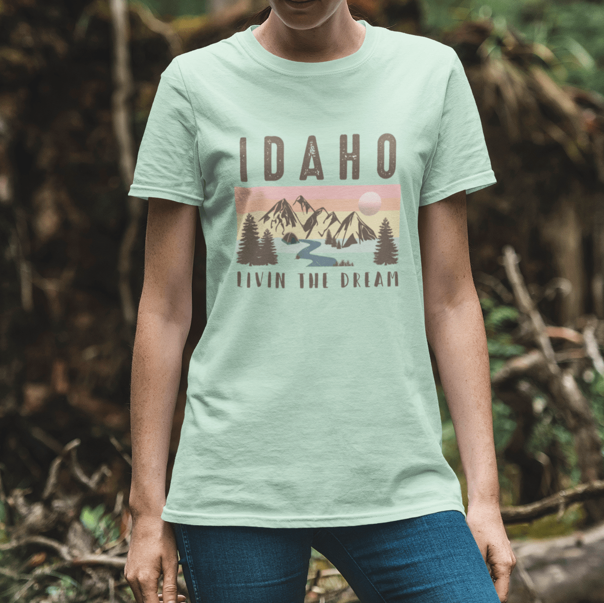 208 Supply Co Living The Dream Unisex Tee