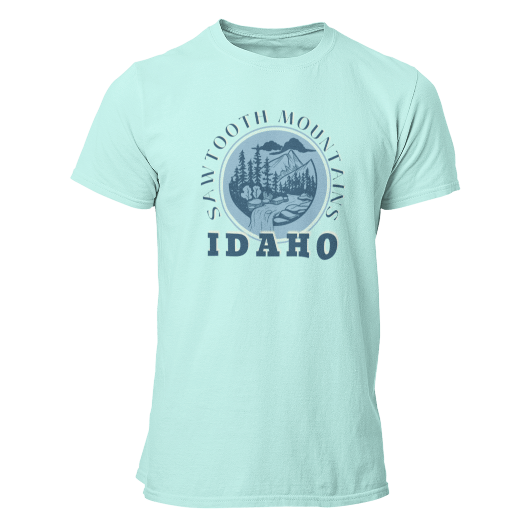 208 Supply Co Sawtooth Mountains Unisex Tee