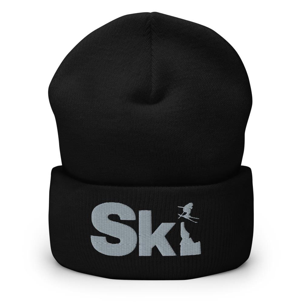 208 Supply Co Black Ski Idaho Beanie