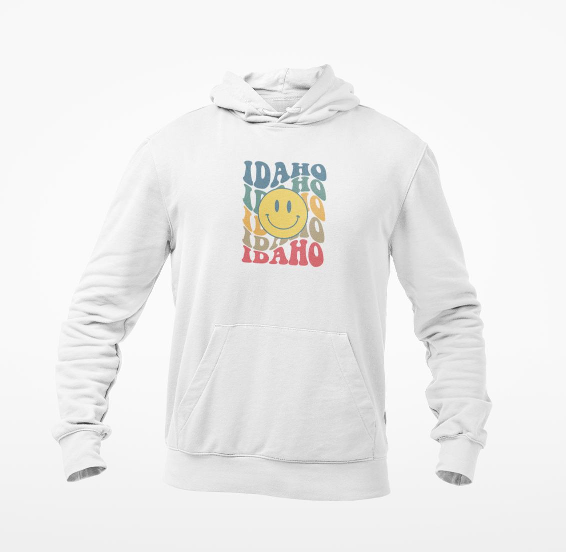 208 Supply Co Small Smiley Idaho Unisex Midweight Hoodie