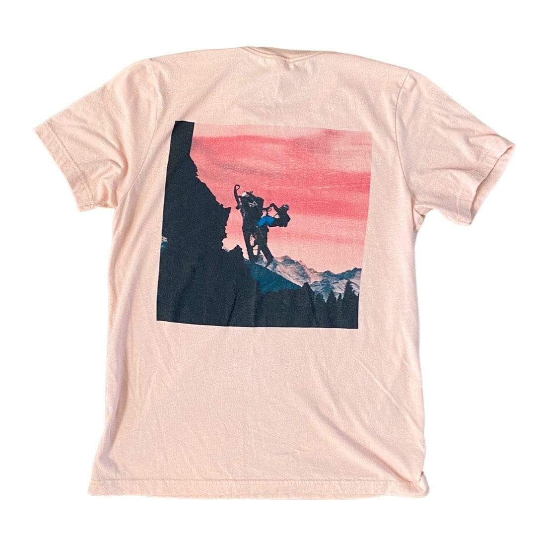 208 Supply Co Small / Heather Peach Snowmobile Idaho Tee