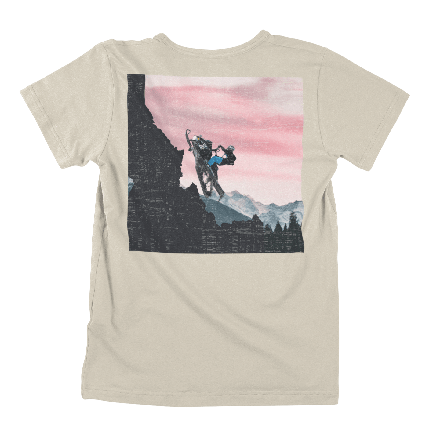 208 Supply Co Small / Heather Tan Snowmobile Idaho Tee