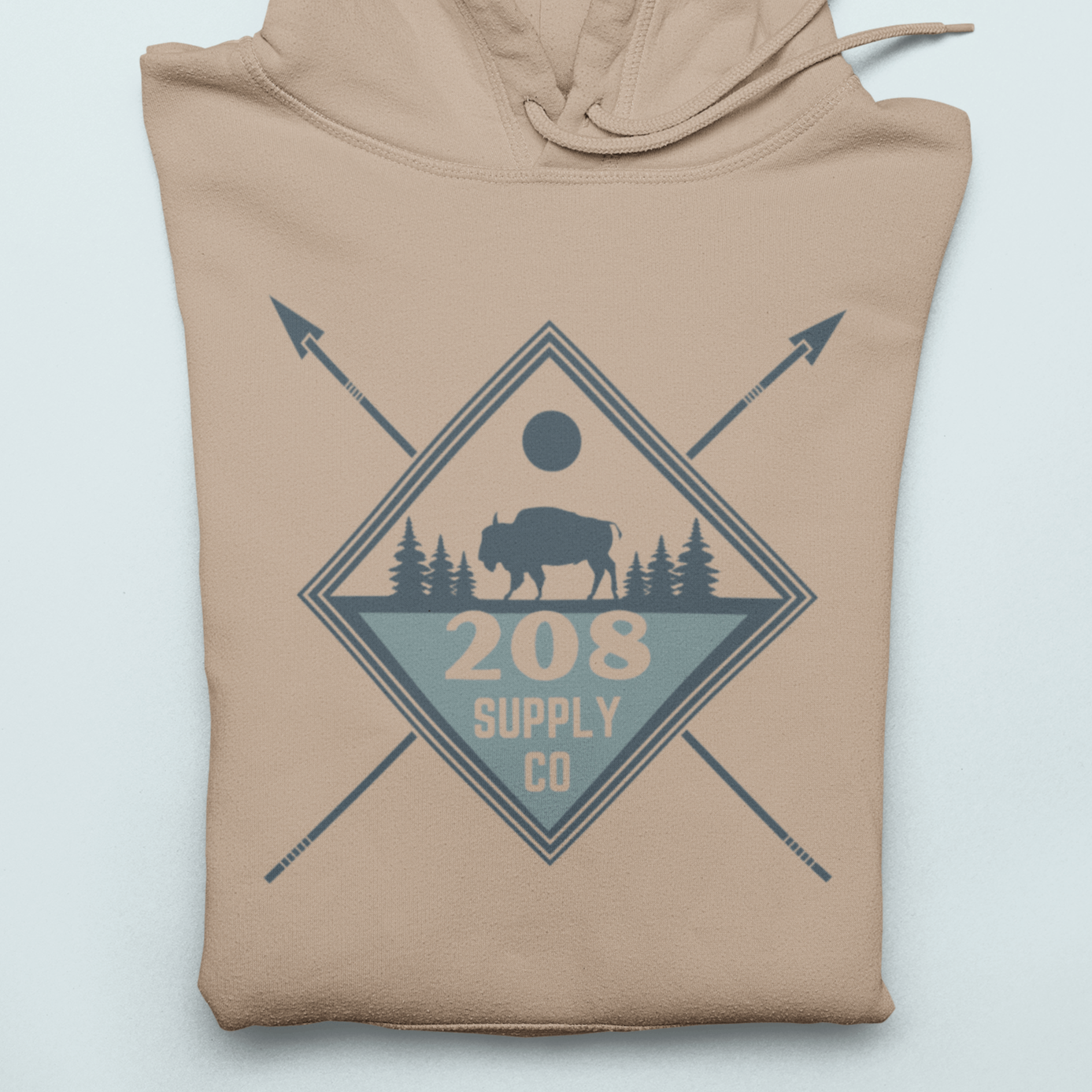 208 Supply Co sweatshirts Small / Tan 208 Supply Co Unisex Premium Hoodie