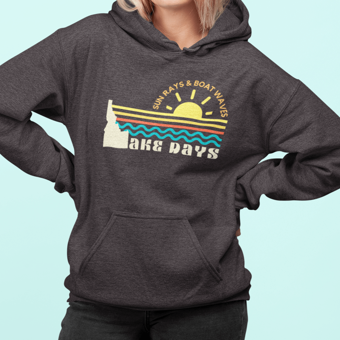208 Supply Co sweatshirts Lake Days Unisex Premium Hoodie
