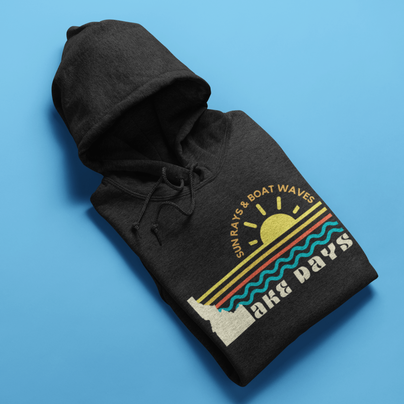 208 Supply Co sweatshirts Small / Dark Grey Heather Lake Days Unisex Premium Hoodie