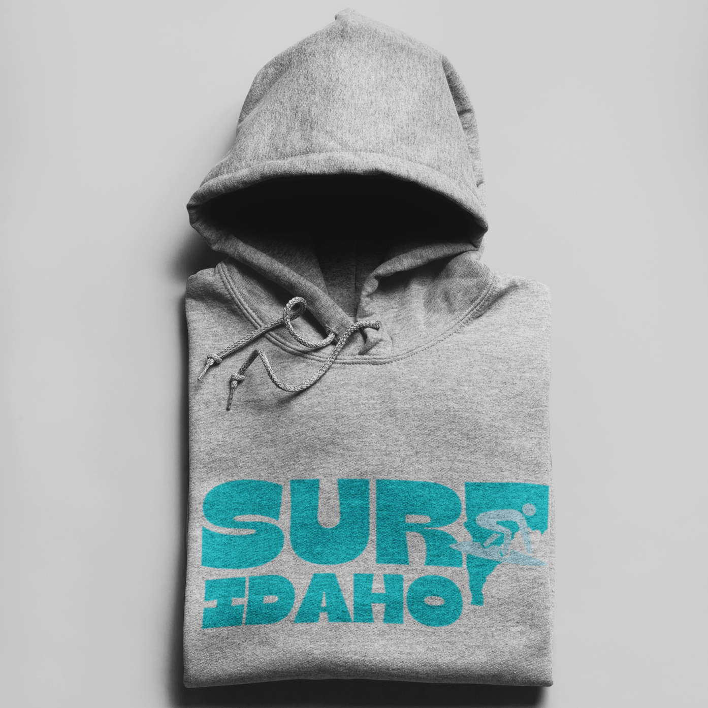 208 Supply Co sweatshirts Small / Ash Surf Idaho Unisex Premium Hoodie