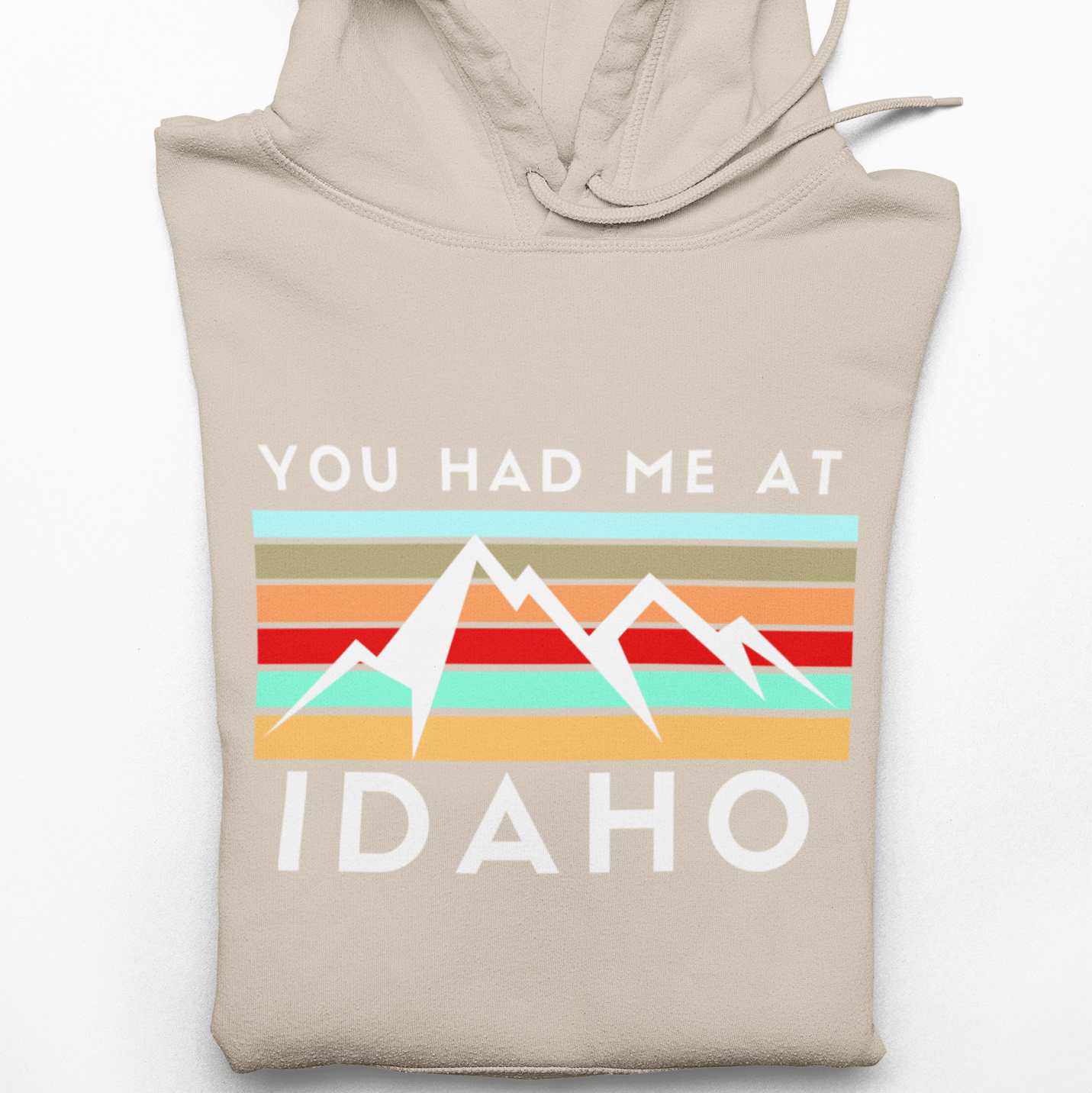 208 Supply Co sweatshirts Small / Heather Tan You Had Me At Idaho Unisex Midweight Hoodie