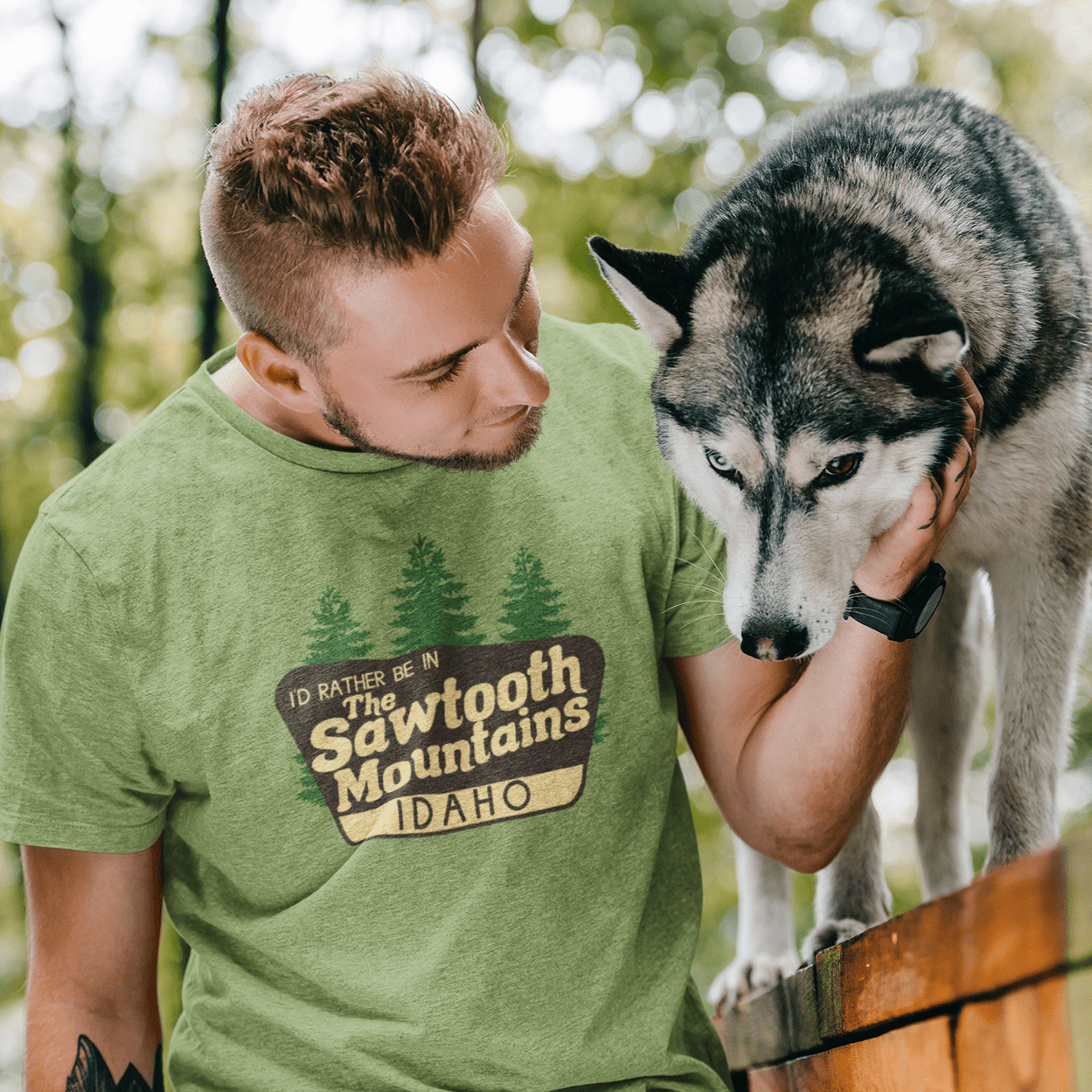 208 Supply Co T-shirt Sawtooth National Park Unisex Tee