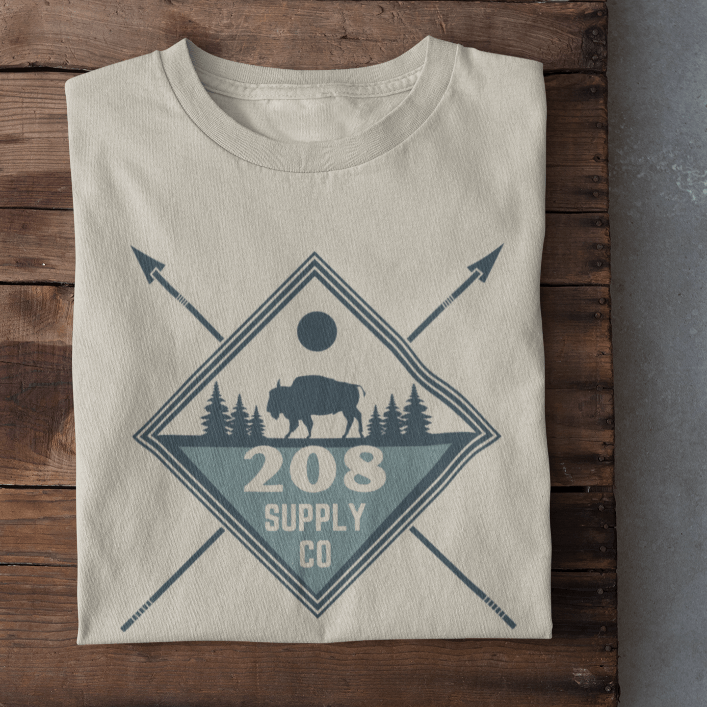 208 Supply Co Tees Small / Tan 208 Supply Co Unisex Tee