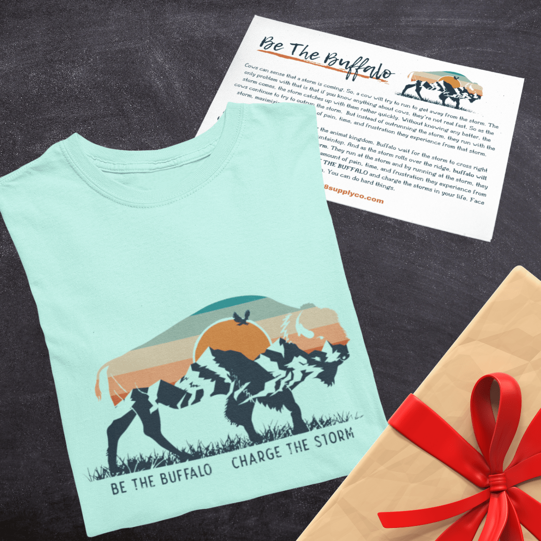 208 Supply Co Tees Be The Buffalo Unisex Tee- With 4x6 Postcard