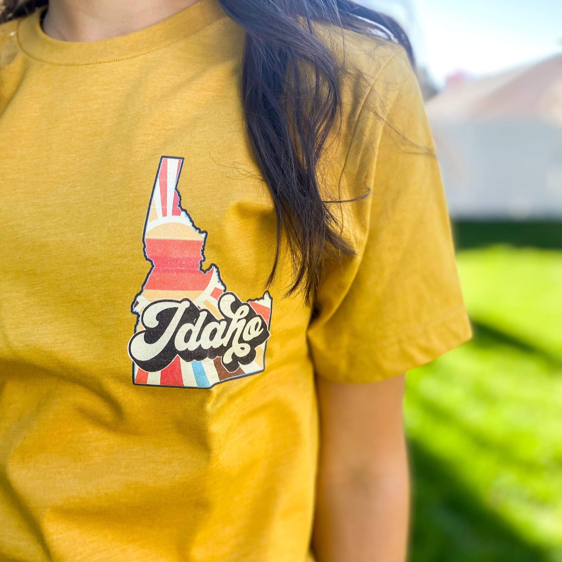 208 Supply Co Tees Small / Heather Yellow Gold Fall In Love With Adventure Unisex Tee